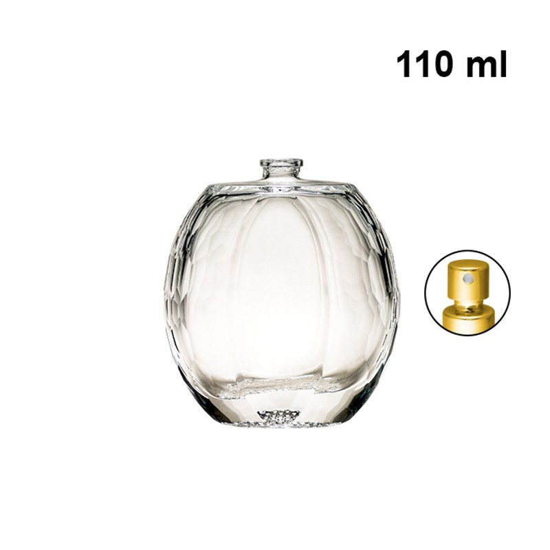 Luxury diamond shape glass fragrance and perfume bottle