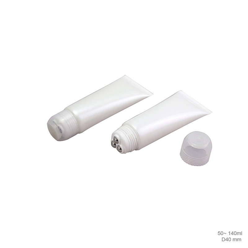 Plastic 50 ml three stainless steel roller tubes