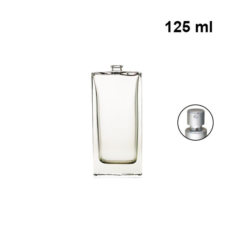 Luxury High quality 50ml perfume glass bottle with perfume cap and collar
