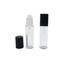 Simple collection classic black plastic cap plastic roll on bottle